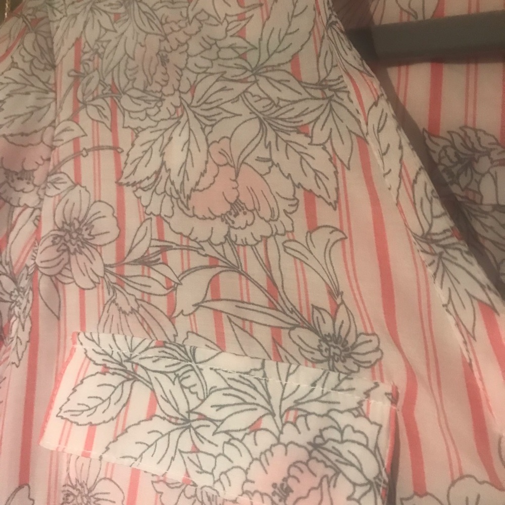 Long sleeve button up blouse
